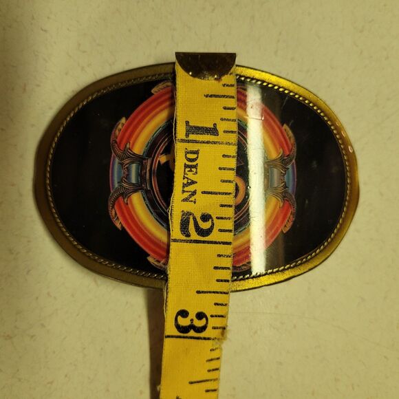 1976 Pacifica Brass ELO Electric Light Orchestra Belt Buckle "Extremely Rare" - Picture 3 of 5